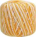ThreadArt 100% Cotton Crochet Thread Size 3, Variegated Sunburst 51 - color: VARIEGATED SUNBURST, size: SIZE 3 SINGLE