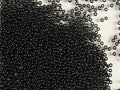 2600pcs (20g) Rocailles Preciosa Ornela 11/0, Glass Seed Beads, Czech Republic, 23980 Jet Black