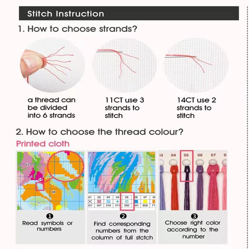 Svarog Stamped Cross Stitch Kits Beginners Full Range of Embroidery Patterns Starter Kits for Adult or Kids DIY Cross Stitches Needlepoint Kits 14CT-Cat Wizard 2， 17.32x17.72 inch - color: Cat wizard 2， 17.32x17.72 inch