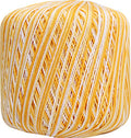 ThreadArt 100% Cotton Crochet Thread Size 10, Variegated Sunburst 51 - color: VARIEGATED SUNBURST, size: SIZE 10 SINGLE