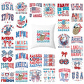 Independence Day Iron on Transfers Heat Transfer Vinyl 32pcs - color: Independence
