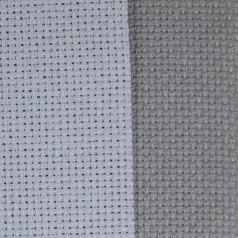 KCS 2 pc of 15" x 18"(38cmx45cm) 18 Count Cross Stitch Cotton Aida Cloth Needlework Fabric Box (Light Grey+Medium Grey,18CT) - color: Light Grey+medium Grey, size: 18CT