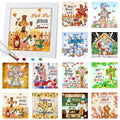 Trandraft 13 Pcs Christian Cross Holiday Small Diamond Art Kits for Adults - style: Bible Cross
