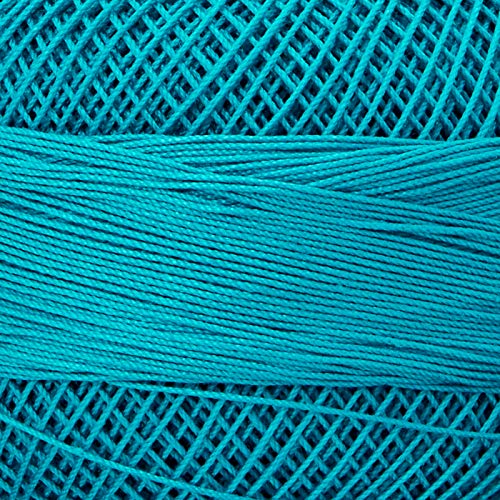 LIZBETH Handy Hands Premium Cotton Thread, Size 40, Ocean Teal Dark