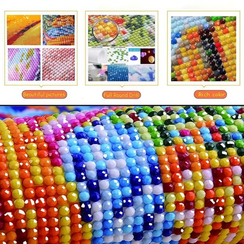 5D Diamond Painting Kits for Adults, Halloween Witch Diamond Art Kits - color: JK432-1