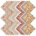 42 Pack Charm Pack Fabric 5 Inch Squares PreCut Quilting Squares Multicolor Charm Packs for Quilting 5 Inch (Floral Style)