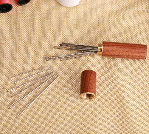 yklbpd 18 Pcs Large Eye Sewing Needles, Sharp Stainless Steel Hand Needles