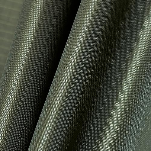 emma kites Olive Green Ripstop Nylon Fabric 40 Denier, Precut Piece 3-Yard: 60"x108", Ultra-Light Airtight Water Resistant Tear Proof, for Kite Flag Stuff Sack Bag Inflatable Windsock Pack Cover - color: #20 Olive Green, size: Precut 3-Yard