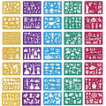 Stencils for Kids,35 PCS Drawing Stencils Templates Kids Reusable Plastic Stencils with Variety of Themes/Shapes,Girls Boys Christmas Birthday Gift - color: Multi 35PCS
