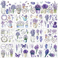 BBTO 12 Sheets Rub on Transfers for Crafts Wood Furniture DIY, 5.5" x 5.7" - style: Lavender Style