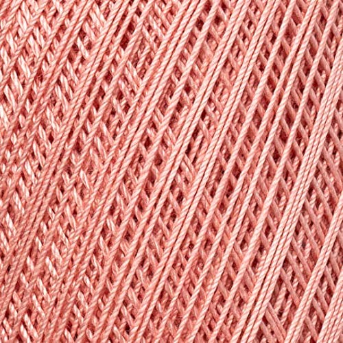 Yarn Art 1 Skein YarnArt Violet,100 Mercerized Cotton Yarn Threads Crochet Lace Hand Knitting Yarn Embroidery Arts Crafts (Light Pink 4105) - color: 4105