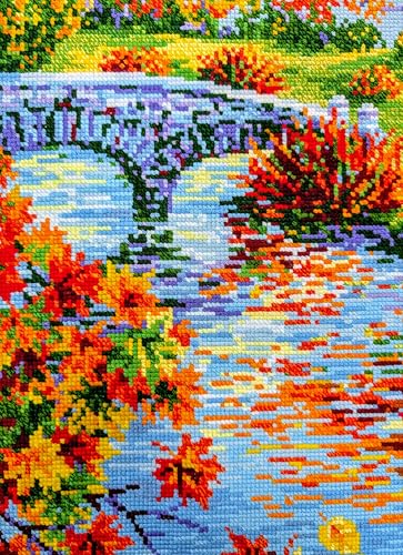 RIOLIS 2031 Sunny Autumn Counted Cross Stitch Kit 15.75 x 23.5 in - style: Sunny Autumn 2031