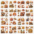 16 Pcs Fall Rub on Transfers for Crafts Furniture 5.9 x 5.9 Inch - color: Farm Harvest