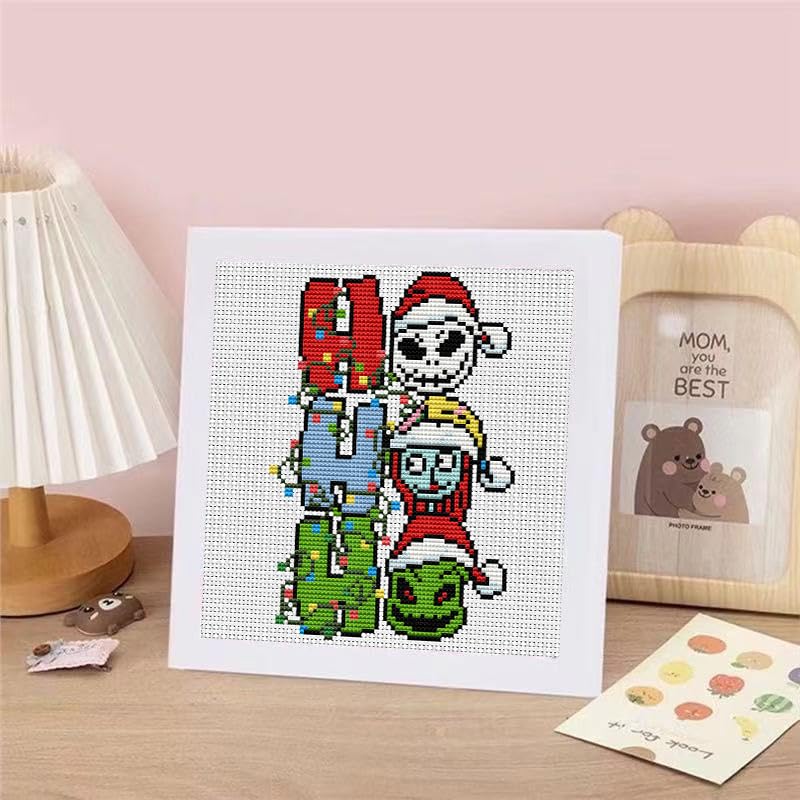VIGEGU Cross Stitch Kits, Cross Stitch Kits for Adults Beginner with Framed - color: cross stitch Framed-1