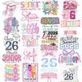 Senior Iron on Transfers Heat Transfer Viny 21pcs - color: halloween patterned
