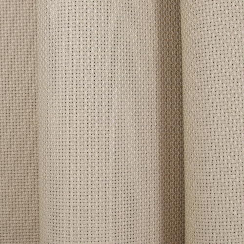 KCS 16CT Counted Cotton Cross Stitch Aida Cloth Fabric (19" x 28", Khaki) - color: Khaki, size: 19" x 28"