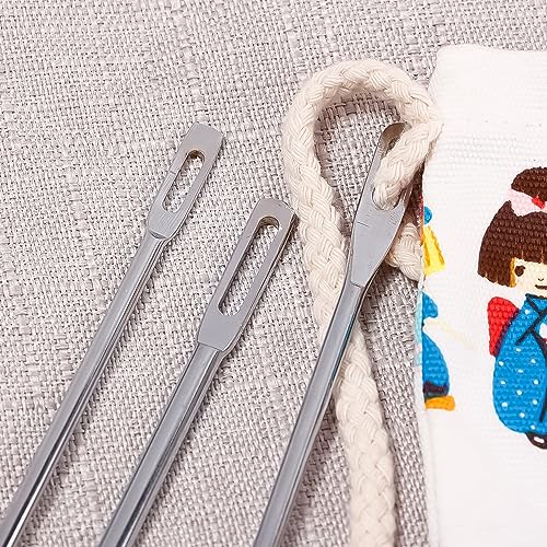 YEQIN Quick & Easy Drawstring Threader Tool, Easy Threader Drawstring Replacement Tool Needle for Jackets Swim Trunks Pants Sweatpants Shorts Hoodies (Style1) - color: Style1