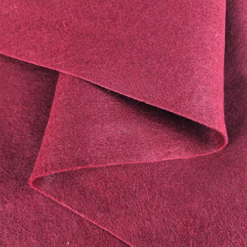Jtnohx Color Felt Sheets 1 Square Yard Craft Felt Fabric Maroon 1.4mm - color: Maroon
