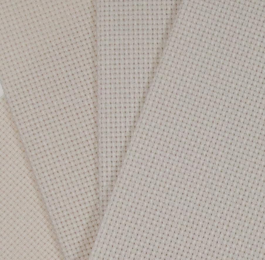 KCS 4/6 pc of 12" x 18" 30cmx45cm 16CT Counted Cotton Aida Cloth Cross Stitch Fabric (Ecru, 4 pc) - color: Ecru, size: 4 pc