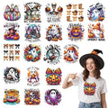20 Sheets Halloween Iron on Transfers for T-Shirts - color: Colorful