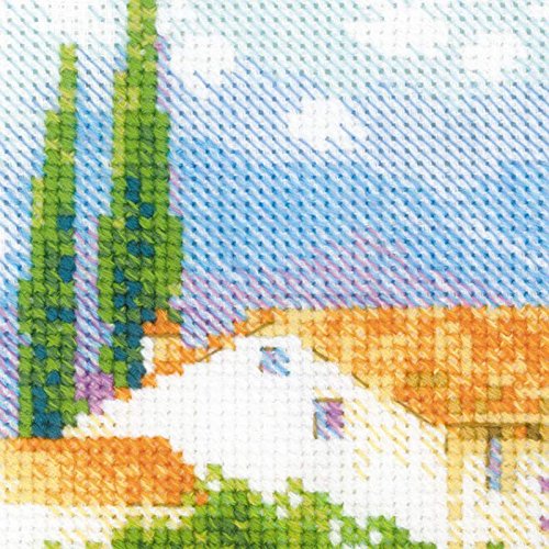 RIOLIS 1691 Farm in Provence Counted Cross Stitch Kit 7 x 9.5 in