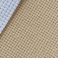 19" x 28" 18CT Counted Cotton Aida Cloth Cross Stitch Fabric (Khaki) - color: Khaki