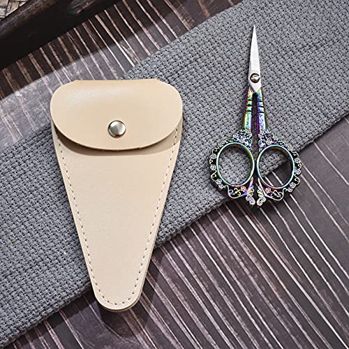 Vintage Crochet Scissors, Small Embroidery Shears - color: Rainbow