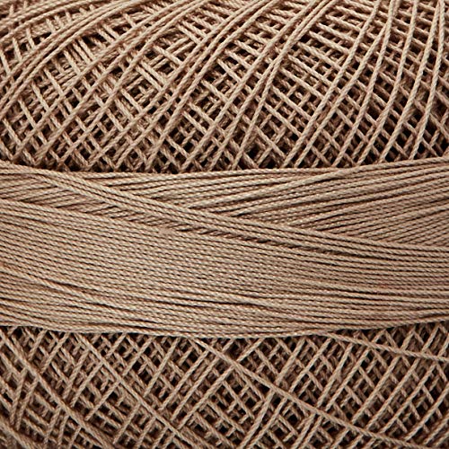 Lizbeth Size 80 HH80693 HH80 Lizbeth Cotton Thread 184 Yds 10G, Linen Medium - color: Linen Medium