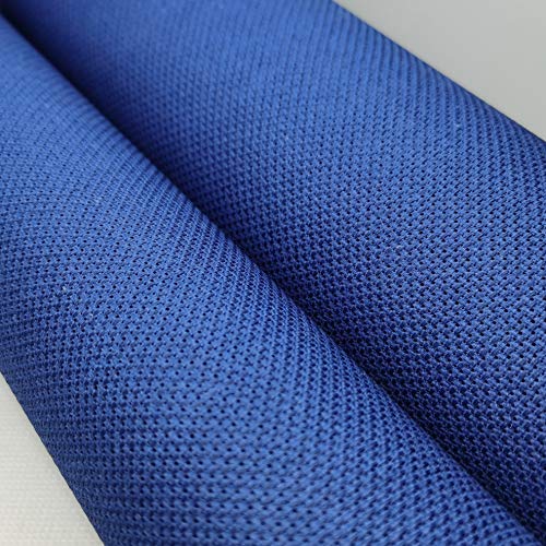 19" x 28" 18CT Counted Cotton Aida Cloth Cross Stitch Fabric (Royal Blue) - color: Royal Blue