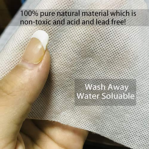 Water Soluble Stabilizer for Embroidery Backing & Topping (10 in x 15 yd Roll), Seneme 1.5oz Embroidery Stabilizers - Wash Away Embroidery Stabilizer for Machine Embroidery Stabilizer and Hand Sewing - size: 10"*15yd roll