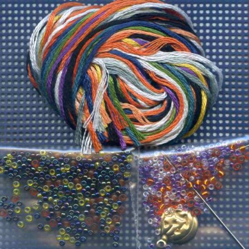 Love Halloween Beaded Counted Cross Stitch Charmed Ornaments Kit Mill Hill 2013 I Love MH163105
