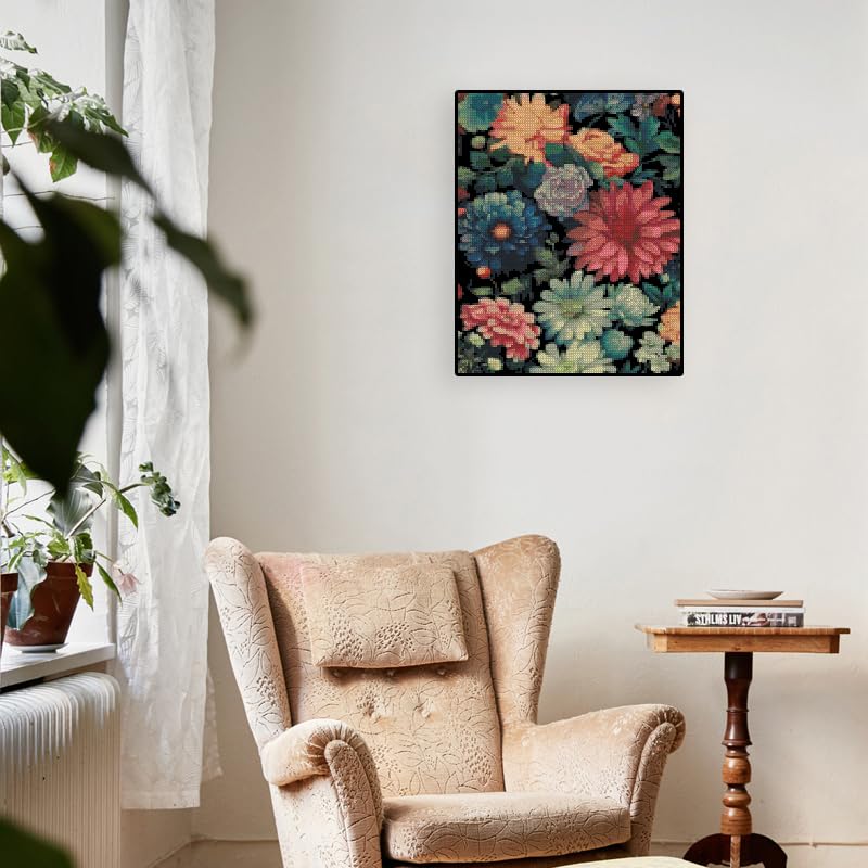 Succulent Stamped Cross Stitch Kits Flowers Patterns Crossstitching Crafts - color: J169-01