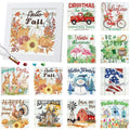 Trandraft 13 Pcs Fall Seasonal Small Diamond Art Kits for Adults Craft - style: Stylish Style