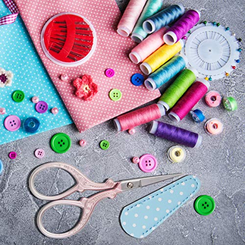 Embroidery Scissors Stainless Steel Sharp 3.6 inch Scissors - color: Pink Purple