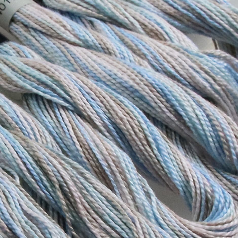 KCS 162 Yards(150 Meters) Mercerized Pearl Cotton Crochet Needlepoint Thread,Size 5,6 skeins,4017 - color: 4017
