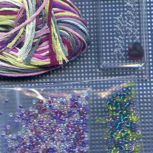 Love Potions Beaded Counted Cross Stitch Ornament Kit MH184203 Mill Hill 2014 Autumn Harvest
