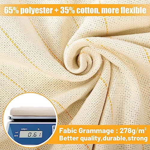 85×79in Durable Yet Forgiving Overlocking Tufting Cloth with Marked Line - size: 85 × 79 inch