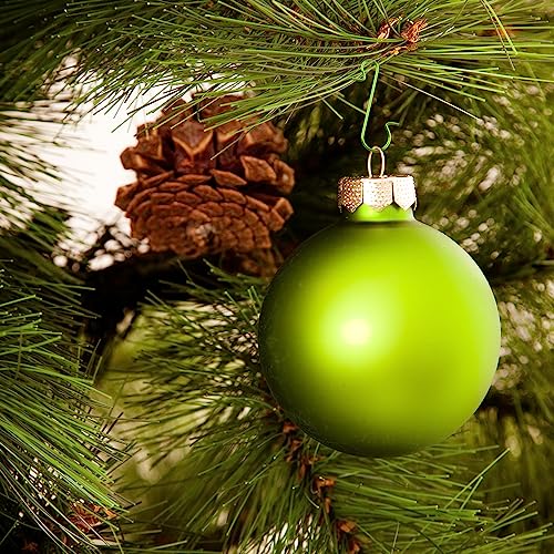 100 Pack Christmas Tree Decoration Hangers - Ornaments Hooks for Trees, Green - color: Green--200pcs