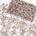 1400Pcs Glass Bugle Beads 2.2×4mm Large Hole 1.3mm Tube Beads for Embroidery, Spacer Beads for DIY Jewelry Making (Light Purple) - color: Light Purple