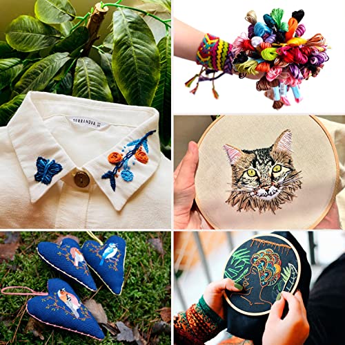 100-Color Embroidery Floss Set for Cross Stitch and Friendship Bracelets - color: 100 Colors