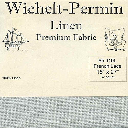 Mirabilia Designs Biancabella Linen Kit Beaded Counted Cross Stitch by Nora Corbett MD130 (Bundle: Chart, Fabric, Beads, Silk Floss)