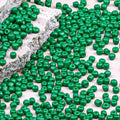 10150pcs 2mm Glass Seed Beads Bulk, 12/0 Mini Small Round Bead for Jewelry Making Tiny Craft Glass Seed Beads for Jewelry Making Bracelet Wrist Necklaces(Green) - color: Green