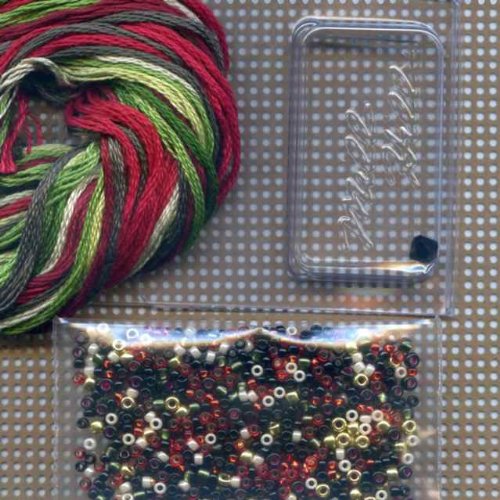 Grandpa's Tractor Beaded Counted Cross Stitch Kit MH184204 Mill Hill 2014 Autumn Harvest