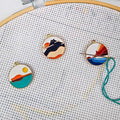 3 Pcs Funny Cats Cross Stitch Needle Minder, Needle Minder Magnetic, Needle Holder for Cross Stitch, Sewing, Embroidery and Needlework Accessories, Enamel and Magnetic