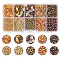 Gold Glass Seed Beads for Jewelry and Embroidery - color: Gold