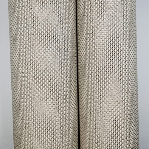 KCS 59" x 1 Yard 14ct Counted Cotton Aida Cloth Cross Stitch Fabric (Linen) - color: Linen