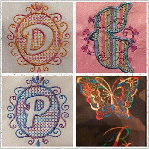 Simthreads 12 Multi Color Variegated Color Embroidery Machine Thread 1000 Meters Each for Janome Brother Pfaff Babylock Singer Bernina Husqvaran and Most Home Sewing Embroidery Machines - color: 12va-2