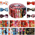 Tegeme 40 Pcs Japanese Jelly Fabric Strips for Quilting 2.55" Patchwork - color: Japanese style