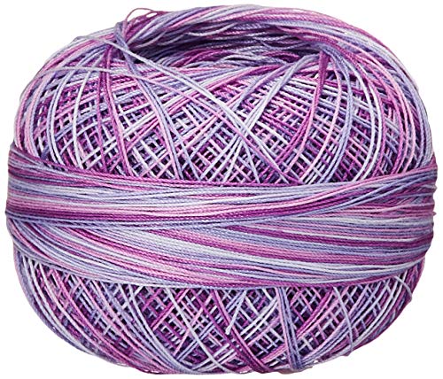 Lizbeth Size 80 HH80165 HH80 Cotton Thread 184 Yds 10G, Grape Splash - color: Grape Splash