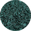 90g Glass Bugle Beads 7x2mm Embroidery Tube Glass Spacer Bulk Small Craft Long Beads for Necklaces Bracelets Earrings DIY Jewelry Making(Peacock Blue) - color: Peacock Blue